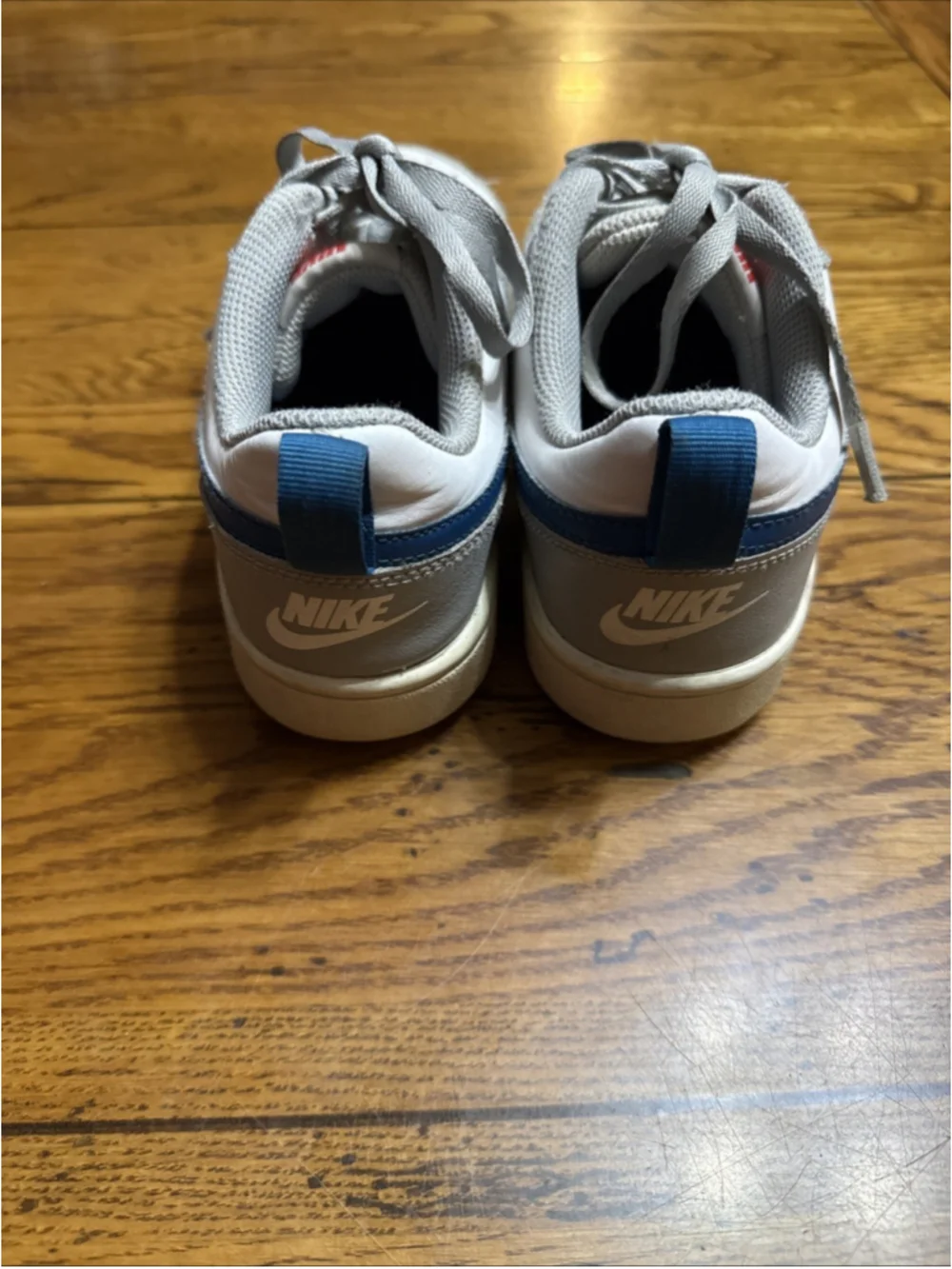 Nike Court Borough 2 Low White Light Smoke Grey Marina - BQ5448-117 5.5Y